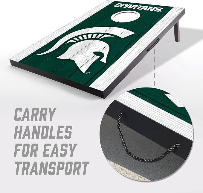 YouTheFan NCAA 2' x 3' Portable Cornhole Game with Logo Bags