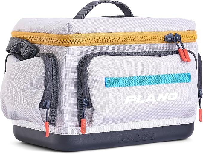 Plano Weekend 3600 Tackle Bag, Cutting-Edge Fishing Tackle Bag, Molded Waterproof Base, Spacious Storage, Die Cut Tool Sleeves, Daisy Chain Attachment Points