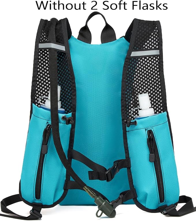 Insulated Hydration Pack Hiking Water Backpack Running Vest with 3L TPU Bladder Bag for Marathon Cycling Men