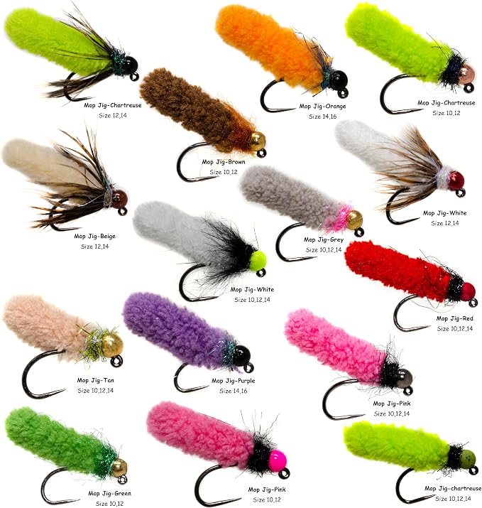 Outdoor Planet 36/48 / 60 Premium Hand Tied Fly Fishing Flies Assortment Kit | Dry/Wet/Nymph/Streamer/Terrestrial/Leech/Popper/Woolly Bugger Flies Set for Trout/Bass/Salmon/Steelhead/Panfish