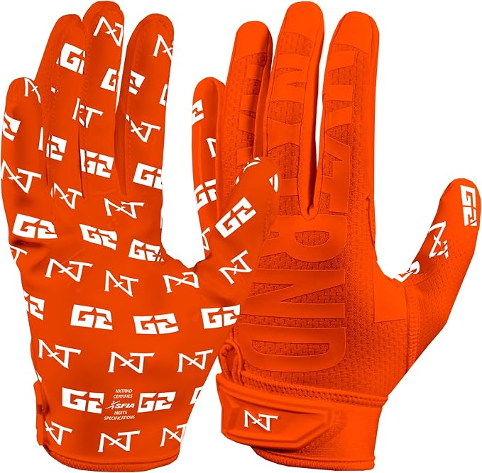 Nxtrnd G2 Pro Football Gloves, Men's Ultra Sticky Elite Receiver Gloves