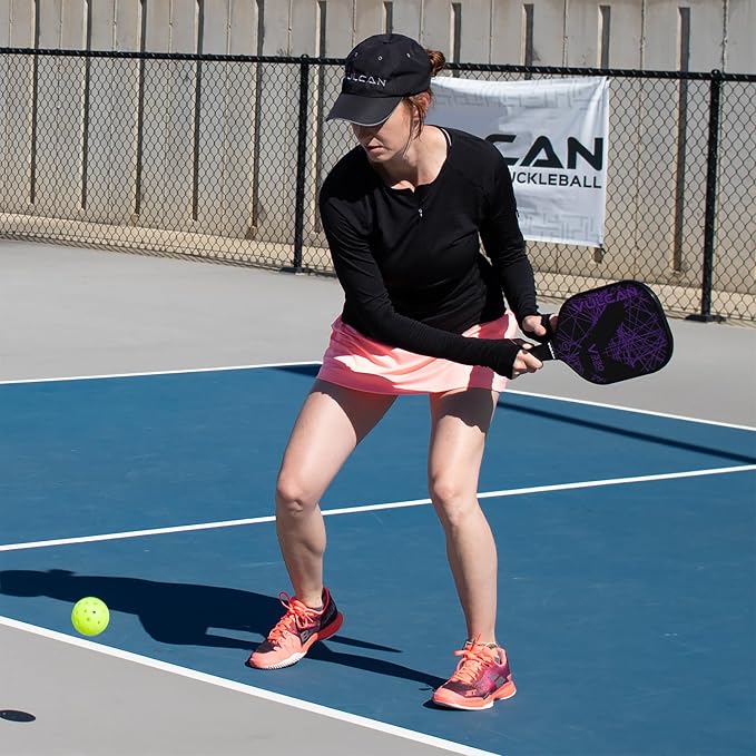 Vulcan | V330 Pickleball Paddle | Hybrid Performance | Polypropylene Core - Fiberglass Surface | USAP Approved | Multiple Colors