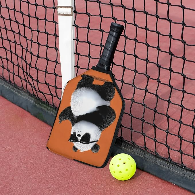 Stripe Design Pickleball Paddle Cover - Protective Polyester Sleeve for Paddles