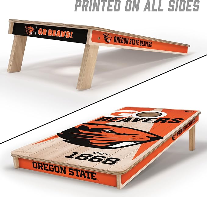 YouTheFan NCAA 2’ x 4’ Professional Wood Cornhole Game