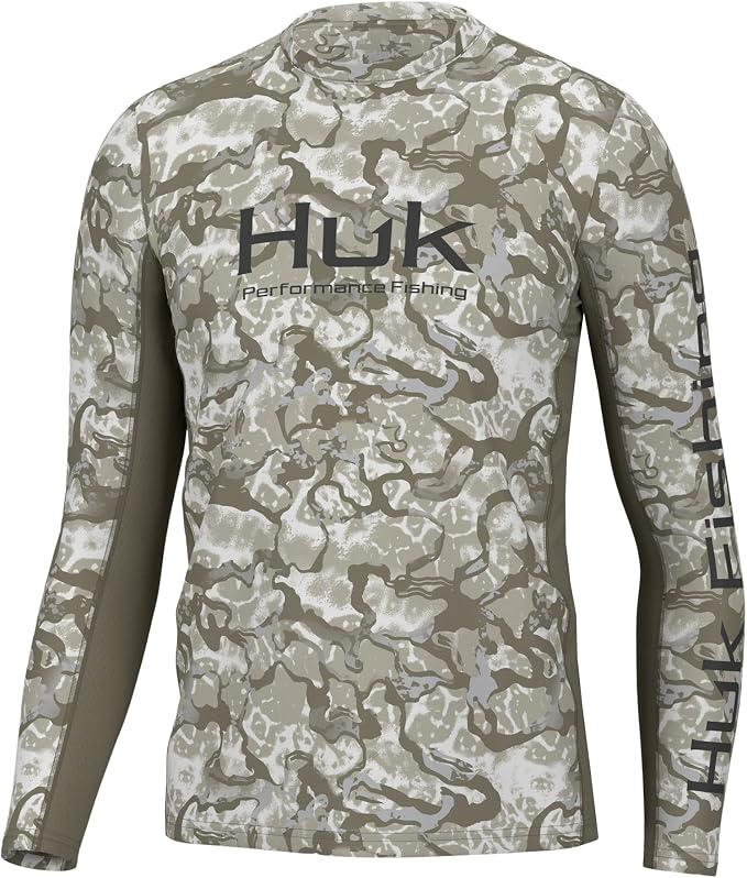 HUK Men's Icon X Long Sleeve Shirt, Performance Fishing Shirt