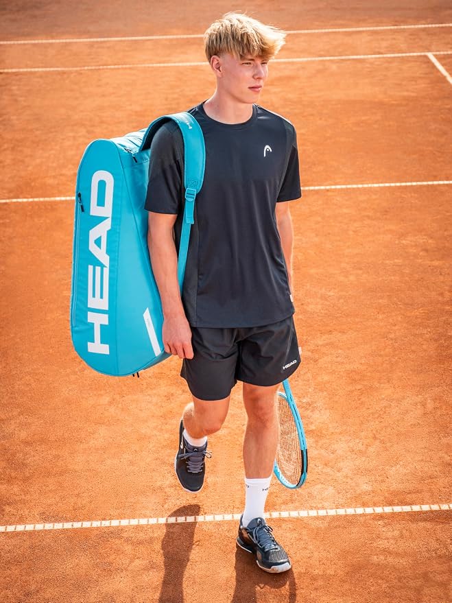 HEAD Tour Racquet Bag XL (12R) Tennis Bag - Holds Up to 12 Racquets, CCT+ Climate Control Technology, 3 Main Compartments, Shoe Pocket & Backpack Carry System