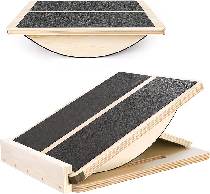MUCITAGF Professional Slant Board, Adjustable Incline Board and Calf Stretcher, Slant Board for Calf Stretching, Calf Stretch Board