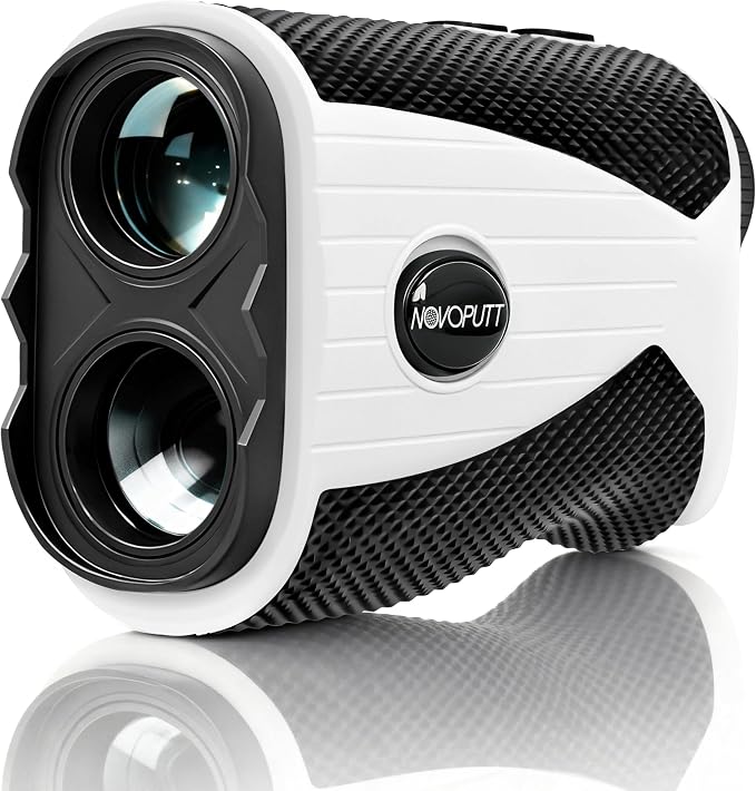 Golf Rangefinder with Slope - 1200 Yards Range Finder for Golfing/Hunting, 7X Magnification, Flag Pole Locking Vibration, Rechargeable Range Finders with Magnet Stripe, Best Golf Accessories Gift