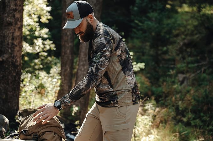 SCENTBLOCKER Angatec Long Sleeve Performance Shirt, Hunting Clothes for Men