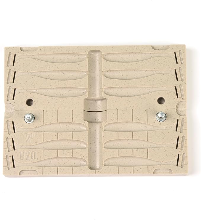 FatFish V20-6C Bait Mold Soft Plastiс Lure Making Injection Mold for Do-It Fishing Lures 2"