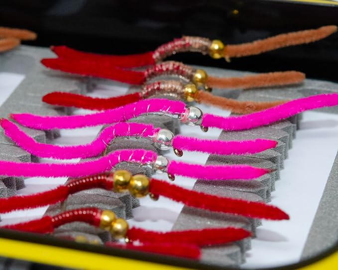24/36/50/66 Premium Hand Tied Fly Fishing Flies Assortment | Waterproof Fly Boxes | Dry, Wet, Nymphs, Streamers, Wooly Buggers, Terrestrials | Trout, Bass Lure Set, Kit, Gift