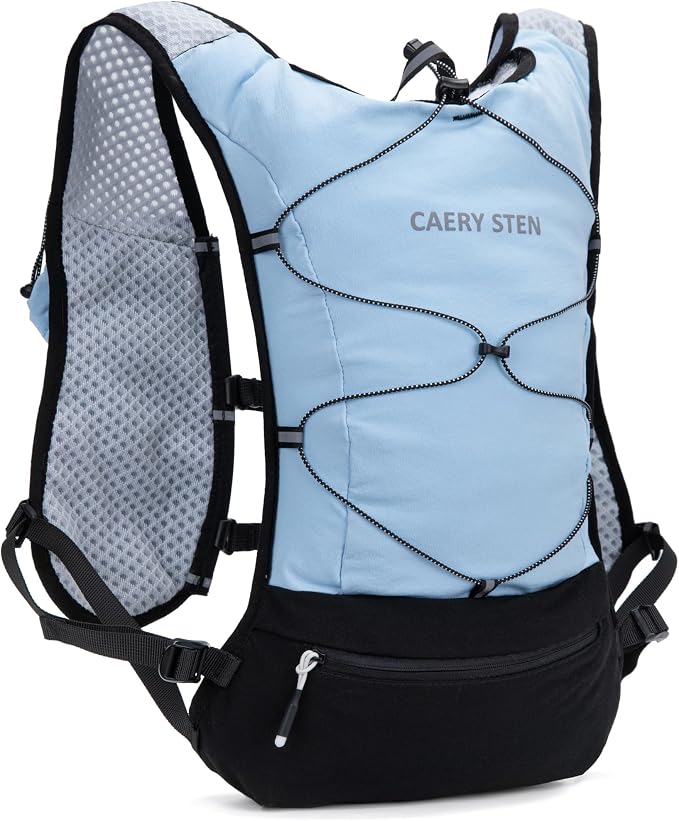 Lightweight Hydration Backpack, 1.5L Water Bag Running Vest | Marathon, Hiking, Cycling, Breathable Adjustable Design, Men & Women