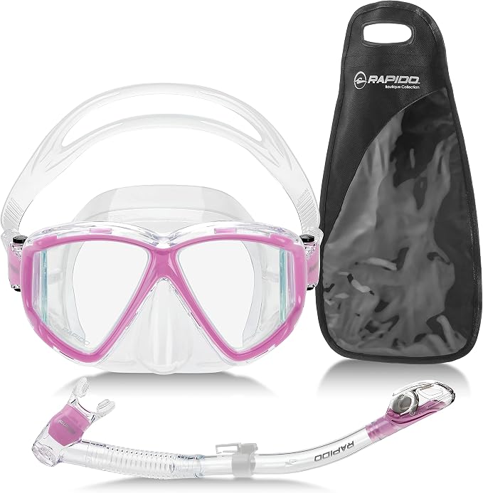 Rapido Panto-180 Four Lens Mask and Snorkel Combo