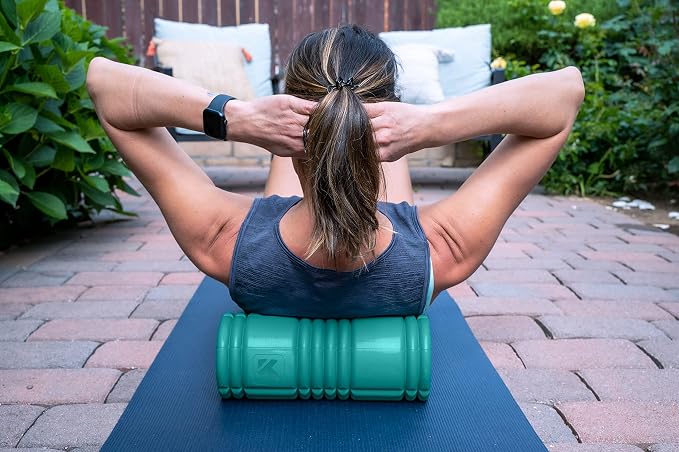 TriggerPoint Grid 1.0 Foam Roller - 13" Multi-Density Massage Roller for Deep Tissue & Muscle Recovery - Relieves Tight, Sore Muscles & Kinks, Improves Mobility & Circulation - Targets Key Body Parts
