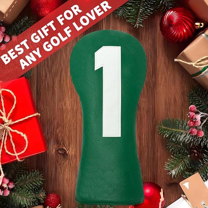 Premium Golf Head Covers - Golf Driver Head Covers, Protects Against Scratches and Damage, Specifically Designed for Fairway Woods.