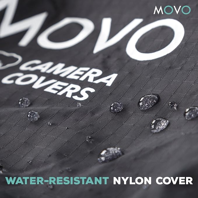 Movo CRC17 Storm Raincover Protector for DSLR Cameras, Lenses, Photographic Equipment (Small Size: 17 x 14.5)