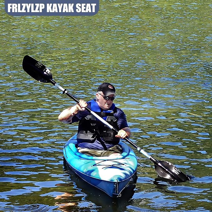 Thickened Kayak Seats - Premium Shockproof Seats with Back Support for Kayaking, Canoeing, Fishing, Paddle Boarding - Comfort, Versatility and Extra Storage