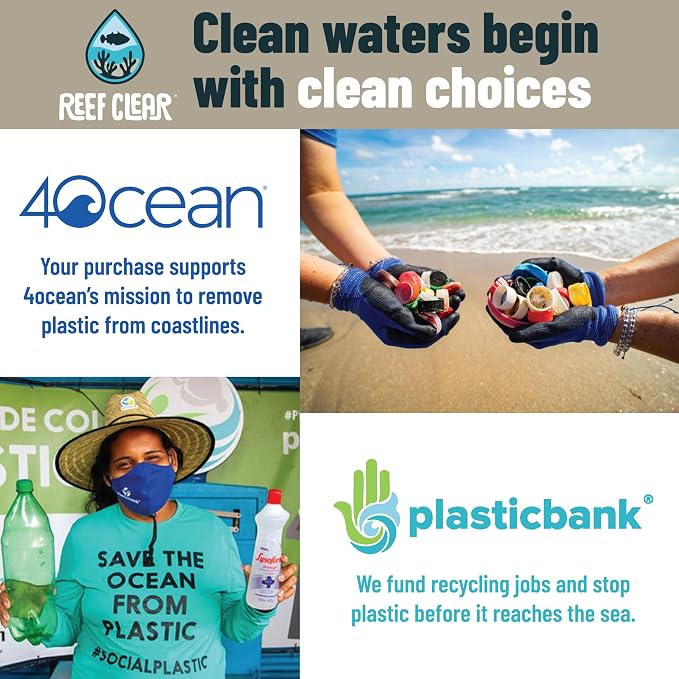 Powerful Anti-Fog Solution Investing in Plastic Clean-Up While Clearing Your View. Tear-Free, Plant-Sourced, Biodegradable, Reef-Safe, and in a Bio-Plastic Bottle for Snorkeling and Scuba Diving.