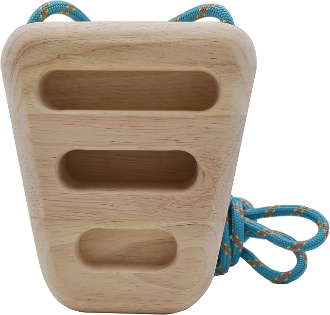 BG Climbing Wood Hangboard Rock Climbing Holds - Sturdy Hang Board for Climbers
