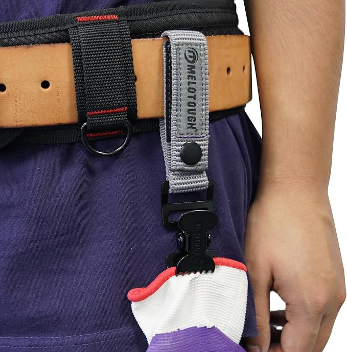 MELOTOUGH Work Glove Holder Glove Strap Quick Leash With Alligator Clip…