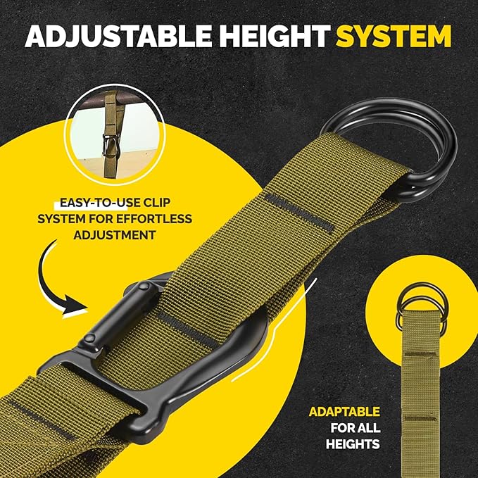 Pull Up Assistance Bands - 4 Heavy Duty Pull Up Bands with Adjustable Strap and Foot Rest - Stackable Pull Up Assist Band Set for Pull Up Bar - Resistance Bands for Pull Ups Chin Ups Strength Training