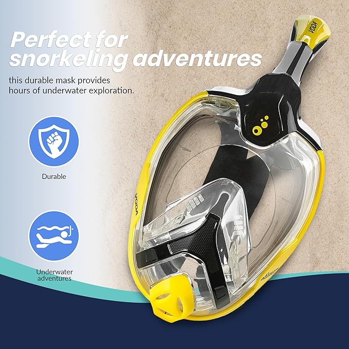 Phantom Aquatics Voda Full Face Snorkel Mask