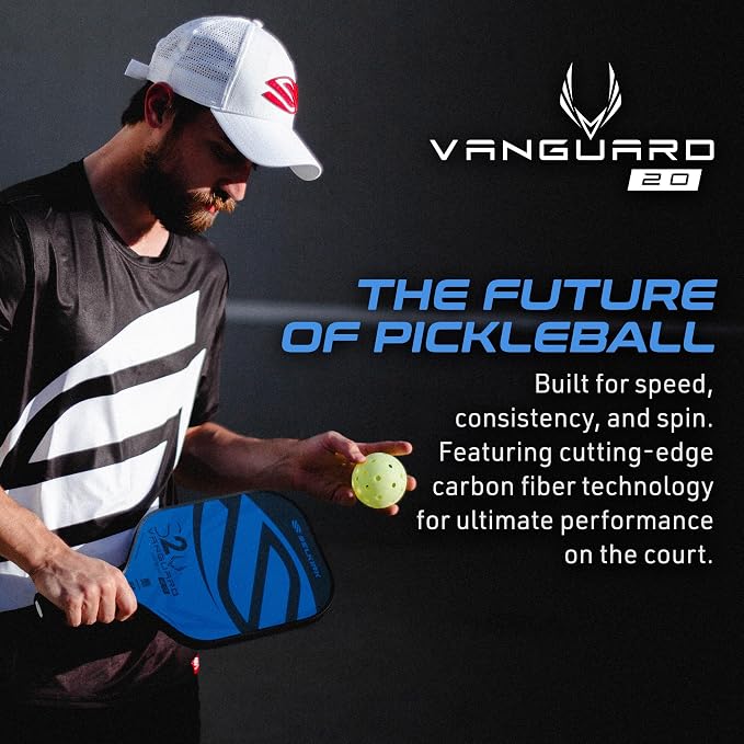 Selkirk Sport Vanguard Hybrid Pickleball Paddle | Carbon Fiber Pickleball Paddle with a Polypropylene X5 Core | Pickleball Rackets