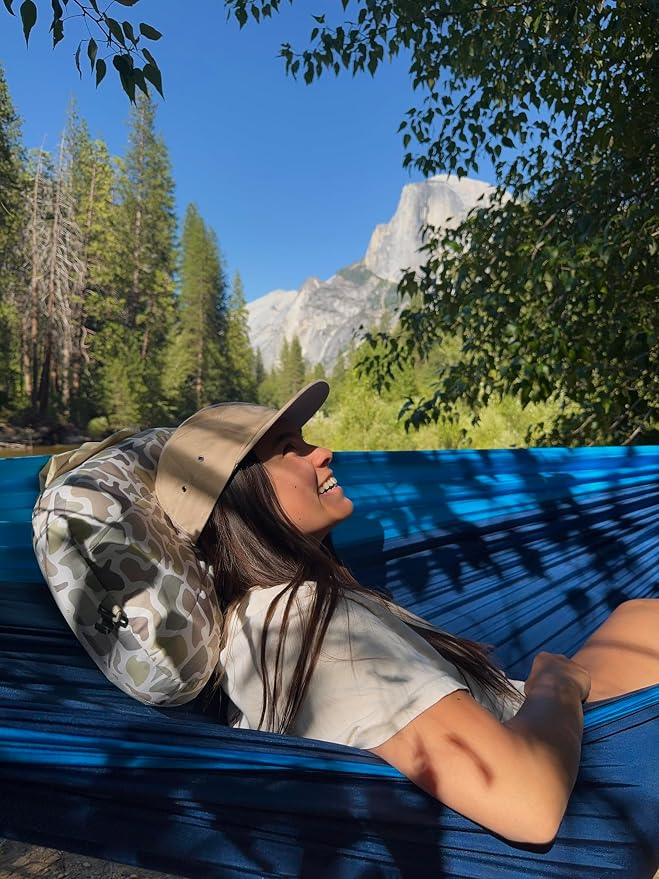 Ballast Camping Pillow – Comfy, Durable & Ultra-Light Compact, Stays Put with Patented Pouch, Inflatable Pillow for Camping, Backpacking, Beaches, Pools, Hiking, Festivals and Travel