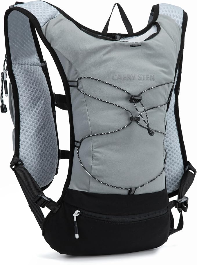 Lightweight Hydration Backpack, 1.5L Water Bag Running Vest | Marathon, Hiking, Cycling, Breathable Adjustable Design, Men & Women