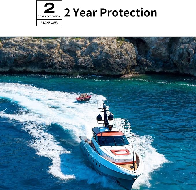 PEAKFLOW Towable Tube,Boat Tube,1-3 Person,Tubes for Boating,PVC Liner and Full Nylon Cover,Lake & Ocean Fun