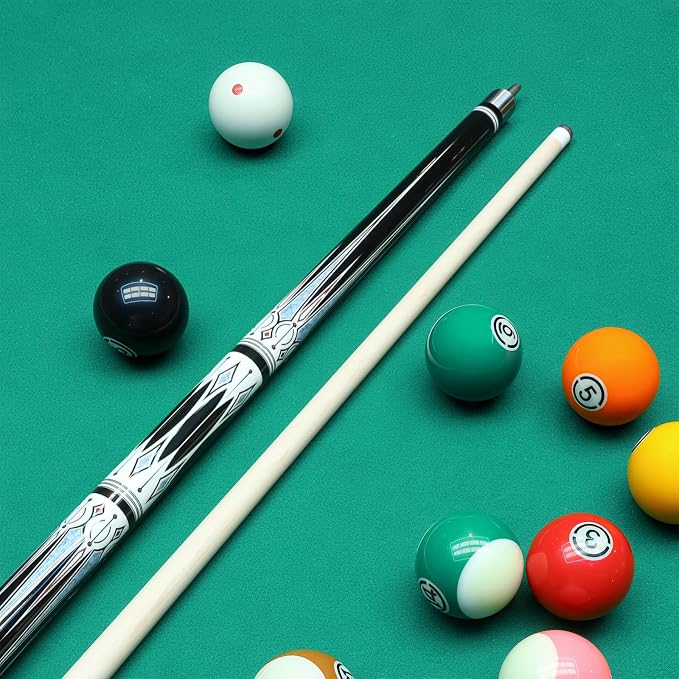 Kmise Pool Stick Set of - 58" Pool Cue Stick, Canadian Maple Professional Billiards Pool Cue, Pool Sticks for Adults, 18~21oz Multiple Colors