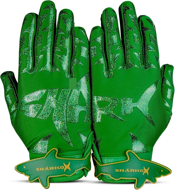 Non-Slip Tacky Football Gloves Ball Feel Sensation, Football Receiver Gloves in Youth, Adult, and Kid Sizes, Ultra Sticky Silicone Strong Palm Grip