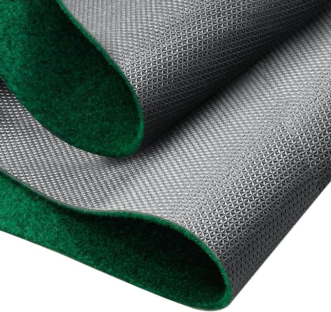 KOFULL Putting Green Mats Set - Indoor/Outdoor Golf Putting Practice or Golf Game with 78" x 24" Putting Mat, Adjustable Putter, 3 Balls, Training Aid Cup & Flags