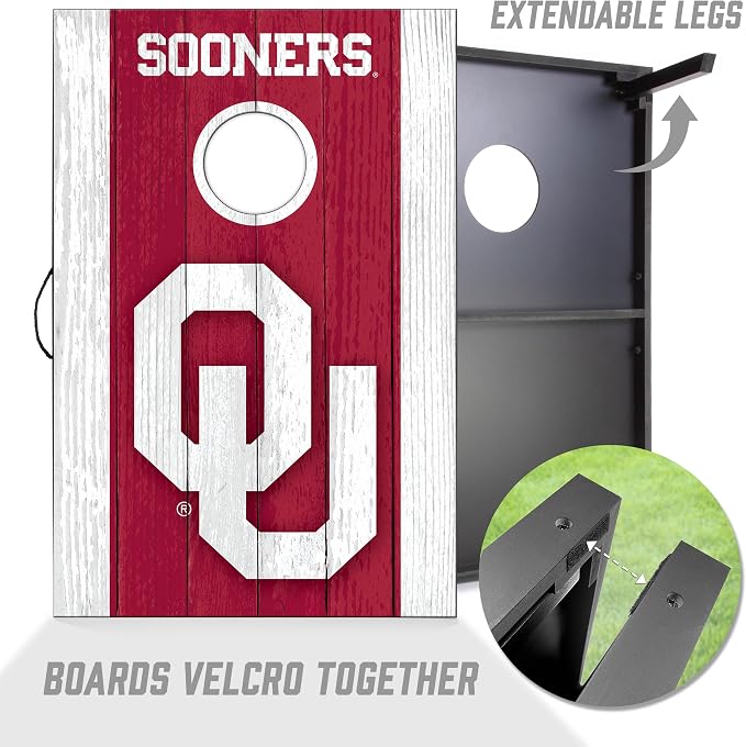 YouTheFan NCAA 2' x 3' Portable Cornhole Game with Logo Bags