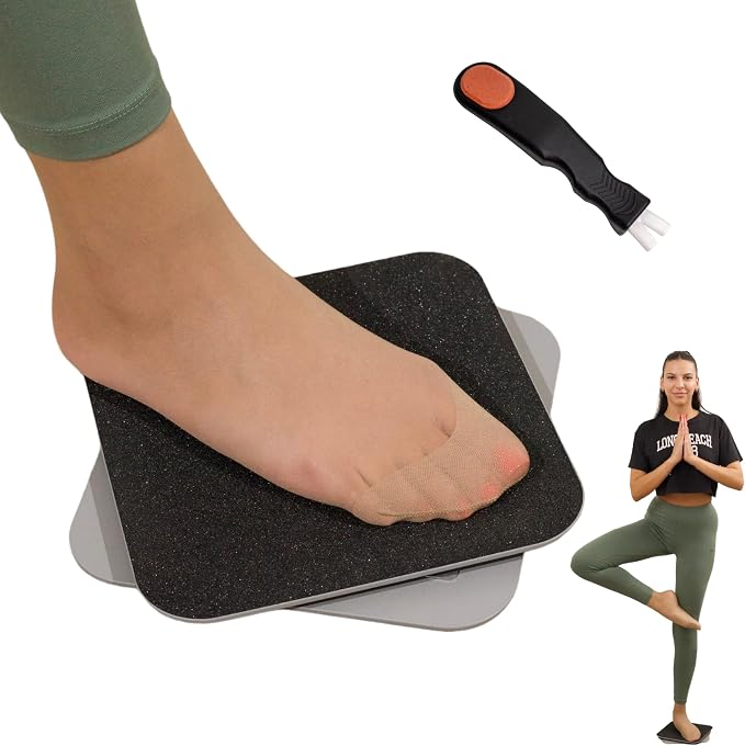 Ceaz Figure Skating Spinner - Off Ice Training Aid to Practice Spinning for Ice Skaters, Ballet, Gymnastics and Dance - Includes Skate Sharpening Tool
