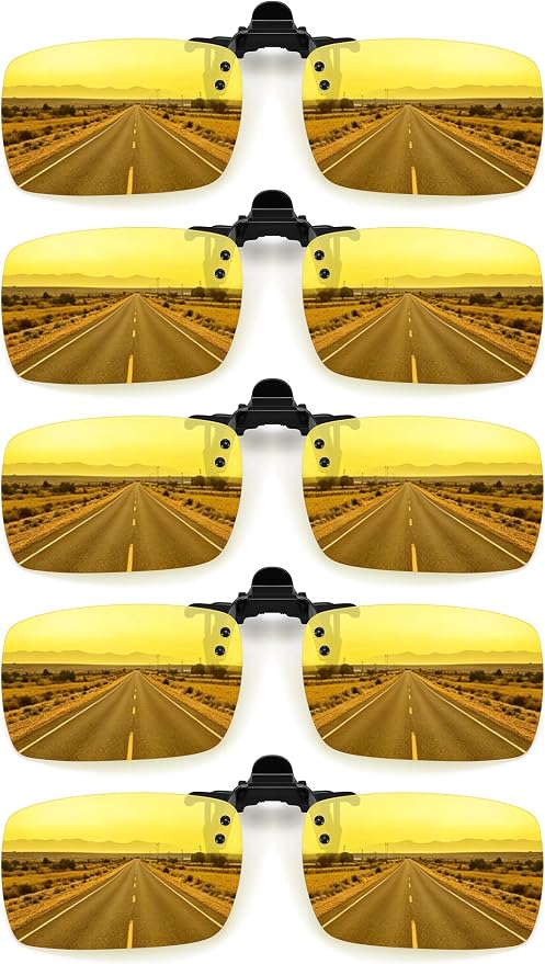STORYCOAST Clip On Sunglasses for Men Women Polarized Fit Over Prescription Glasses Sports Fishing Driving