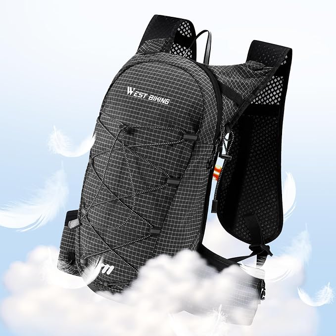 Lightweight Hydration Backpack with 2L Water Bladder Running Hydration Vest Backpack Specialized Hydration Pack for Cycling, Hiking, and Mountaineering