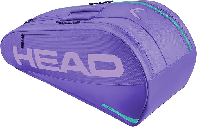 HEAD Tour Racquet Bag M (6R) Tennis Bag - Holds Up to 6 Racquets, CCT+ Climate Control Technology, 2 Main Compartments, Shoe Pocket & Backpack Carry System