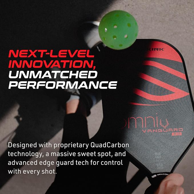 Selkirk Sport Vanguard Hybrid Pickleball Paddle | Carbon Fiber Pickleball Paddle with a Polypropylene X5 Core | Pickleball Rackets