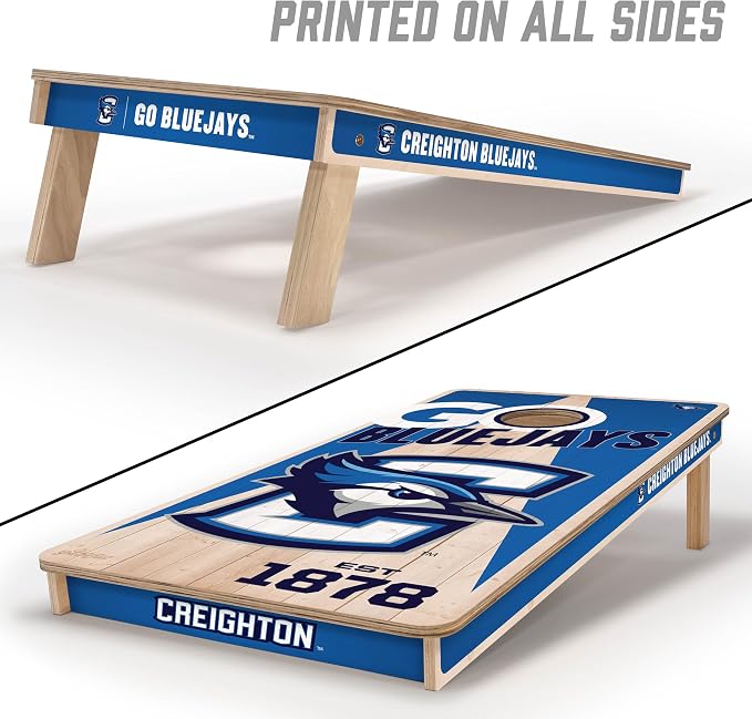 YouTheFan NCAA 2’ x 4’ Professional Wood Cornhole Game