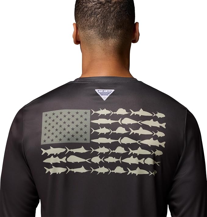 Columbia Terminal Tackle PFG Fish Flag Long Sleeve