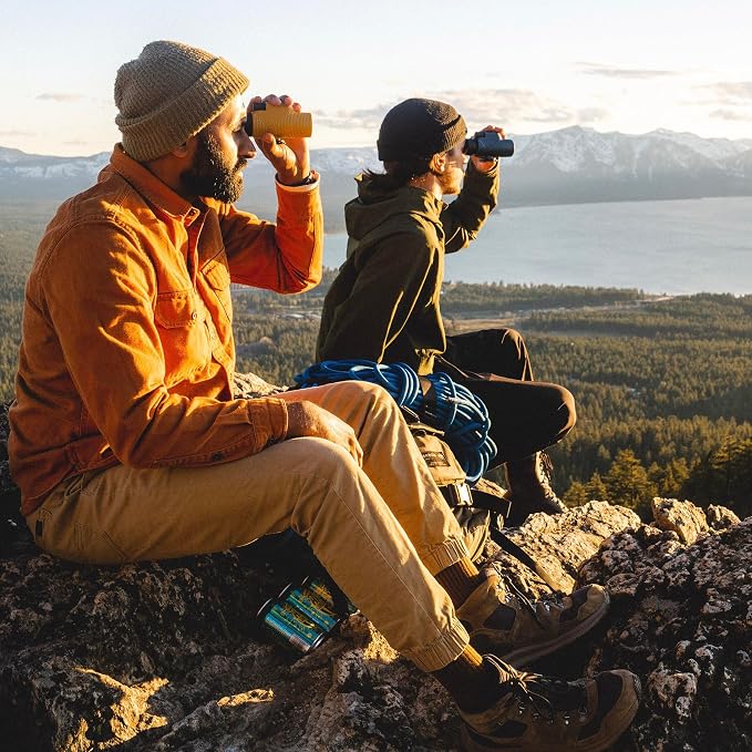 Nocs Provisions Zoom Tube 8x32 Monocular, 8X Magnification Telescope, Bak4 Prism, Wide Field of View for Bird Watching, Backpacking & Wildlife Viewing - Juniper Green II