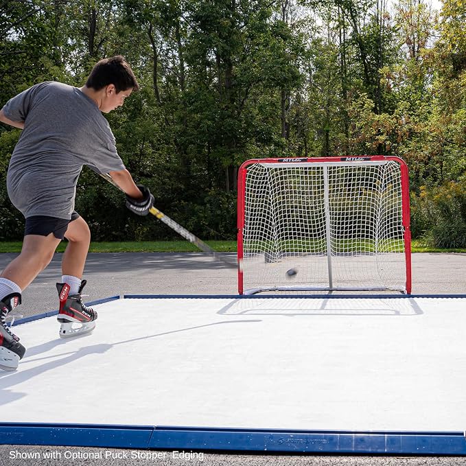 Skate Anytime - Synthetic Ice for Hockey - Skateable Artificial Ice Tiles - Backyard Ice Rink - Expandable
