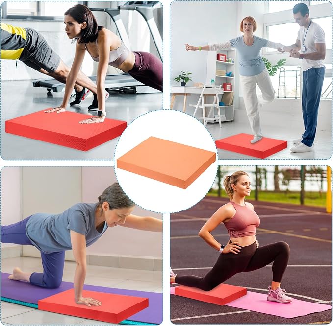 PATIKIL Balance Pad Non-Slip TPE Foam Pad Cushion Exercise Yoga Mat Knee Pad for Fitness Stability Core Training Stretching
