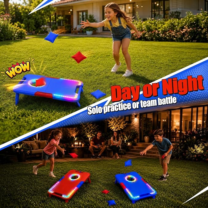 TERRAMUS Cornhole Board Set
