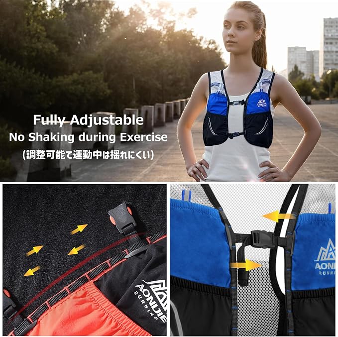Azarxis Hydration Pack Running Vest for Men & Women – Lightweight Trail Backpack for Marathon Race Hiking, Cycling Outdoor Sports