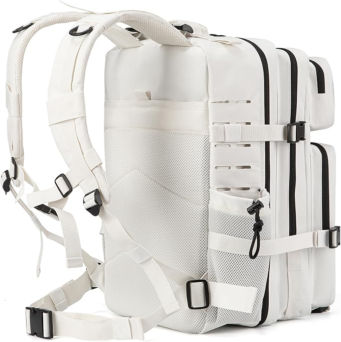 QT&QY 25L/45L Military Tactical Backpack For Men Molle Daypack 3 Day Bug Out Bag Hiking Rucksack With Bottle Holder