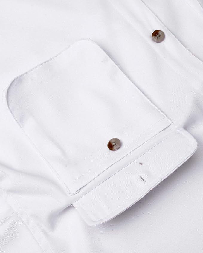 Alimens & Gentle Short Sleeve Fishing Shirt Wicking Fabric Sun Protection Casual Button Down Shirts