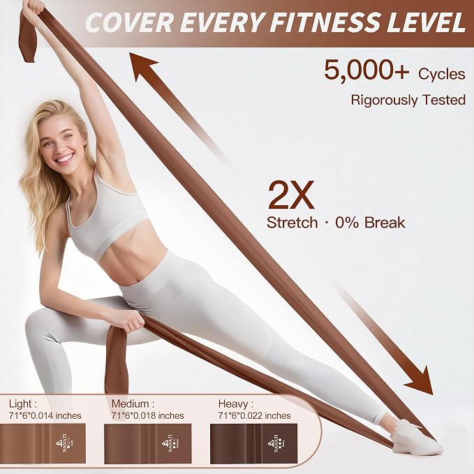NANATI Pilates Kit, Home Pilates Workout Kit for Women, Pilates Equipment with 14.5" Pilates Ring and Ball, Resistance Bands, Ankle Weights, Sliders & Grip Socks for Home Workouts