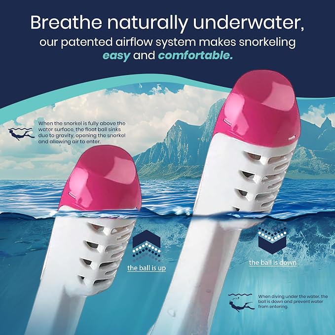 Phantom Aquatics Voda Full Face Snorkel Mask